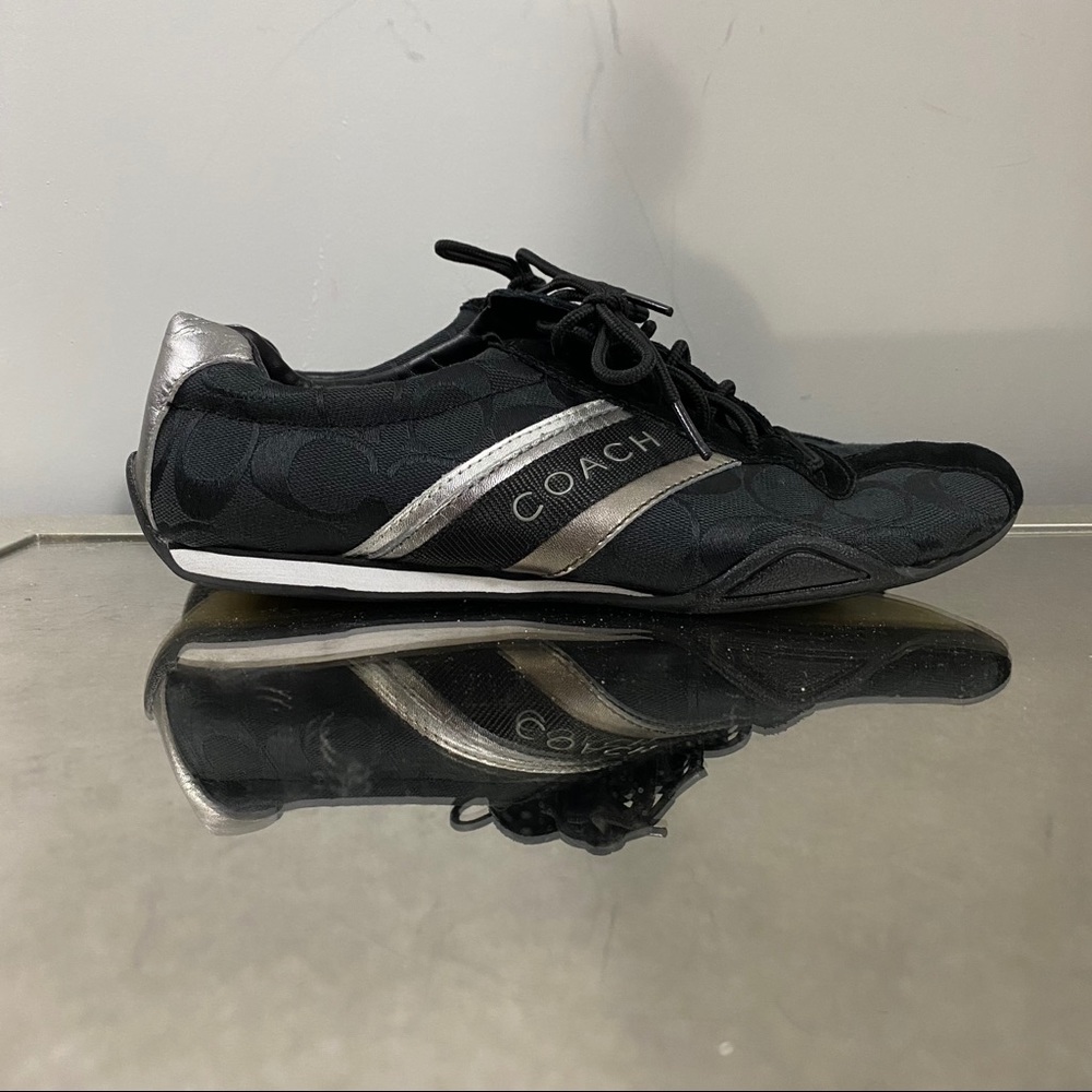 Coach Monogrammed Tennis Shoes - Picture 2 of 6